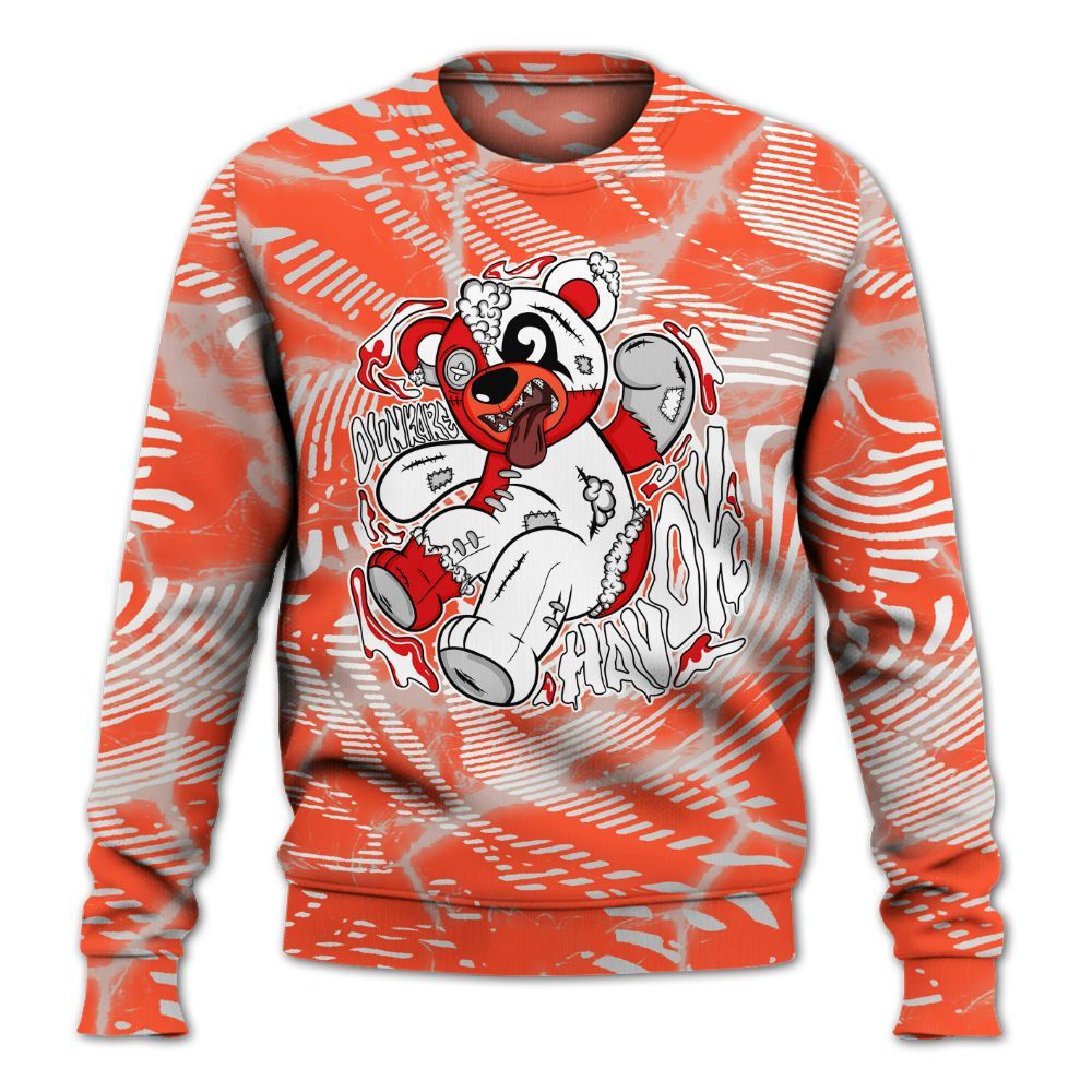 Sweatshirt To Match Air Max 1 86 Cosmic Clay - Havok Bear All Over Print
