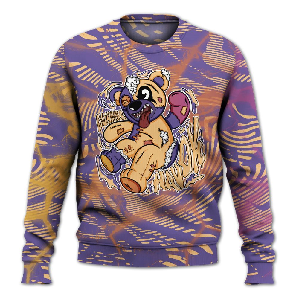Sweatshirt To Match Book Sunset 1s - Havok Bear All Over Print