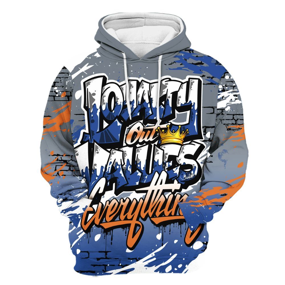 Hoodie To Match RS-X GS League - Values Of Loyalty Drip All Over Print