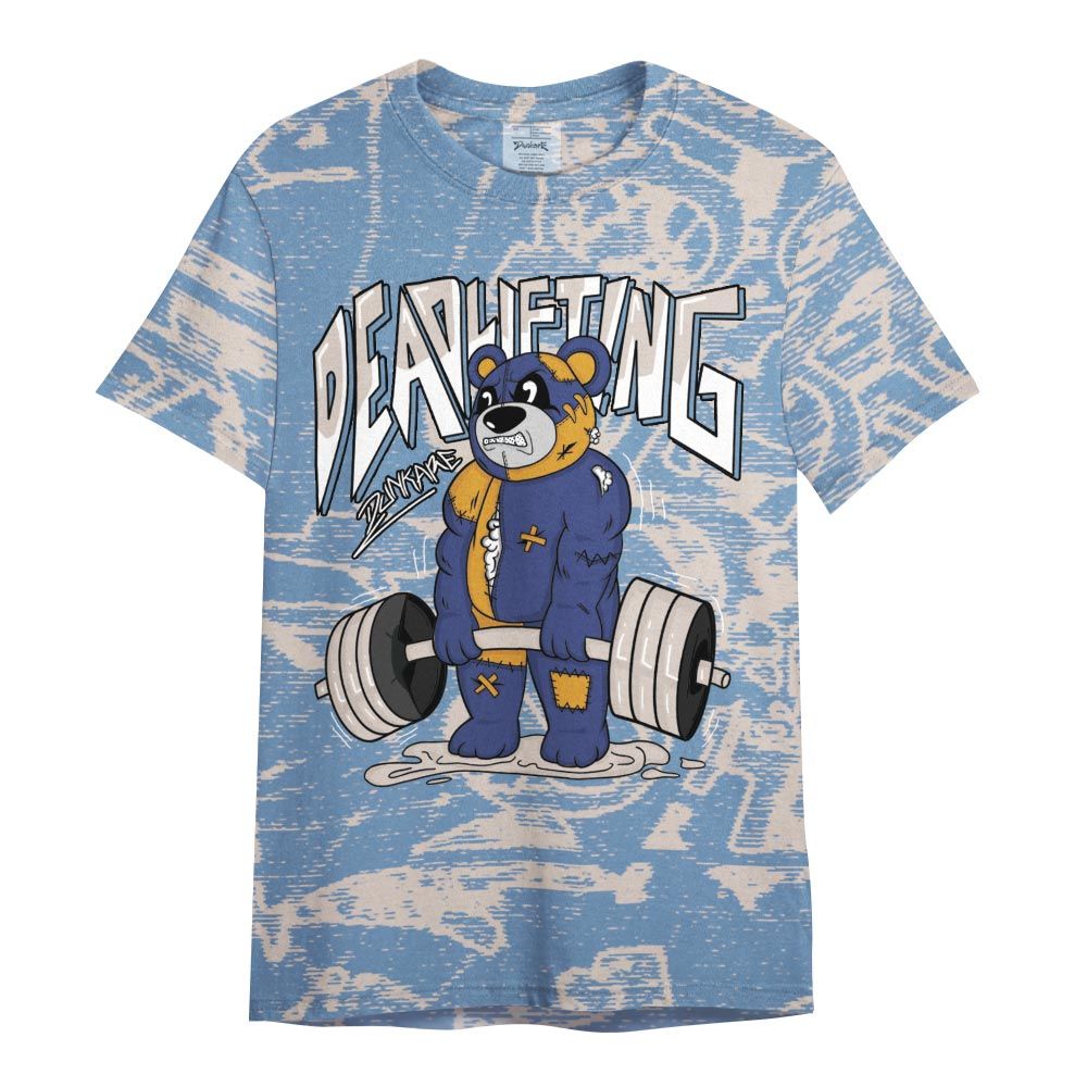 Shirt To Match High OG First In Flight 1s - Deadlifting Bear Avant-garde Shirt Unisex