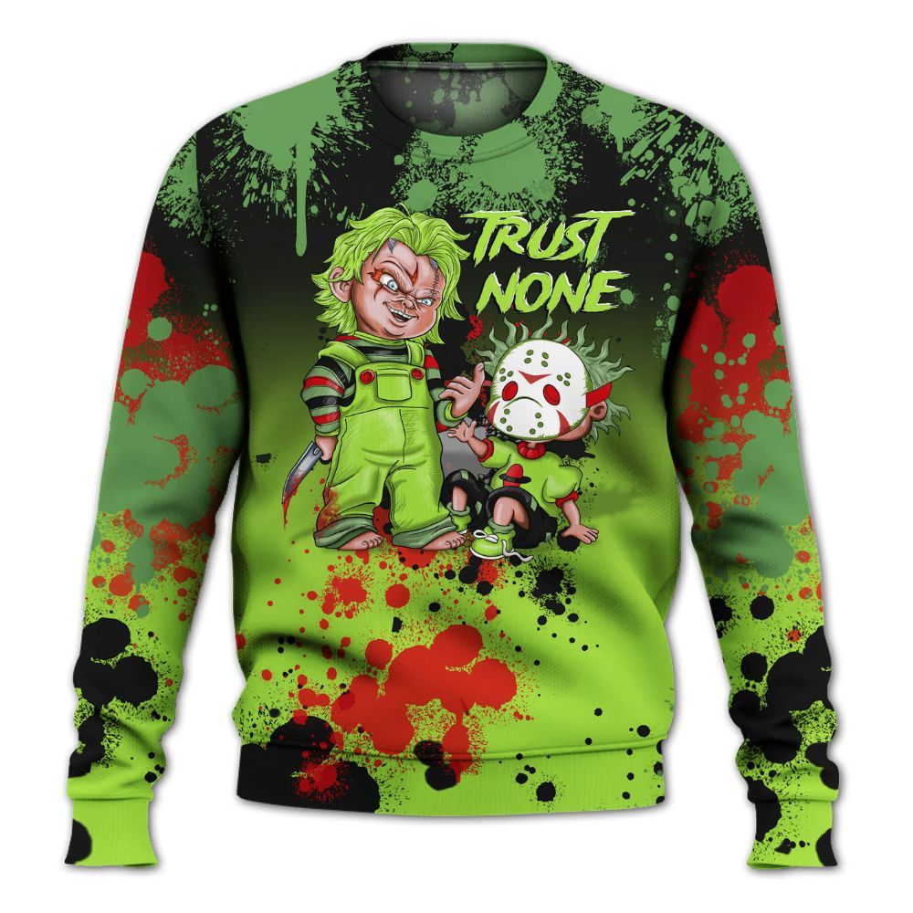 Sweatshirt To Match Kobe 6 SE Grinch - Trust No One Scary All Over Print