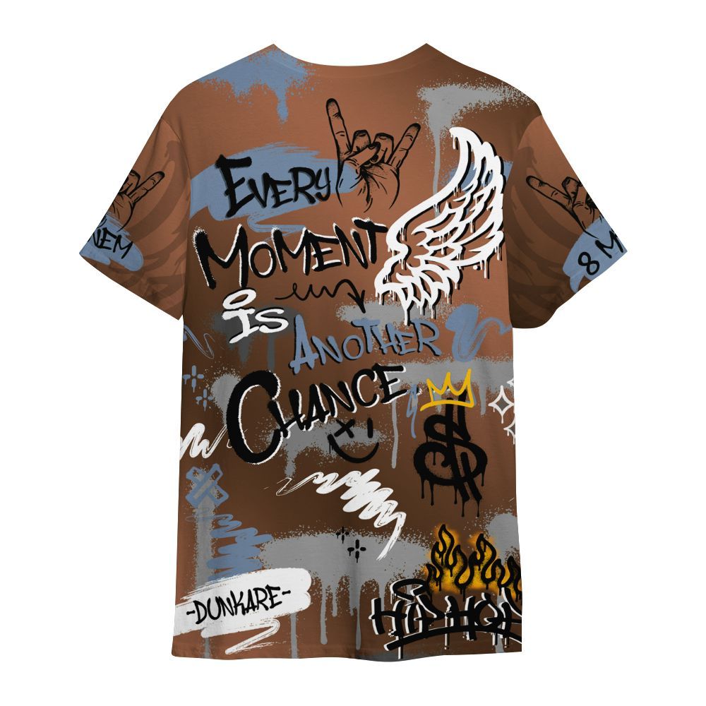 Shirt To Match Air Foamposite Metallic Copper - 8Mile Movie Graffiti All Over Print