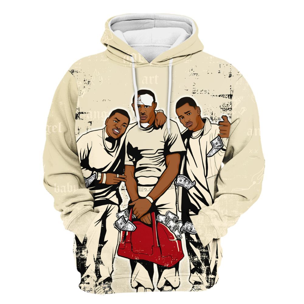 Hoodie To Match Retro Low OG Nitro 1s - Paid In Full Money All Over Print