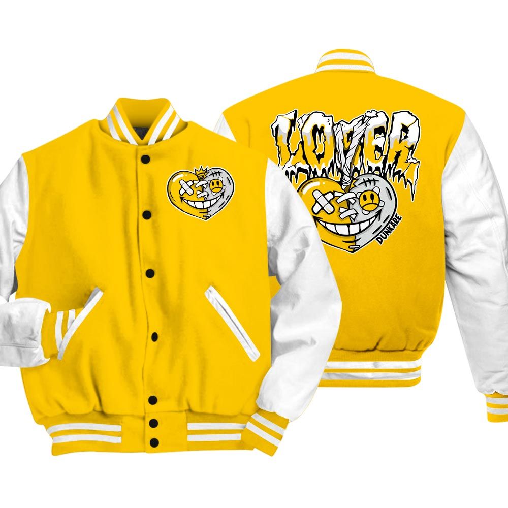 Varsity Jacket To Match Vivid Sulfur 4s - Love Loser Varsity Jacket Unisex 0905 PAT