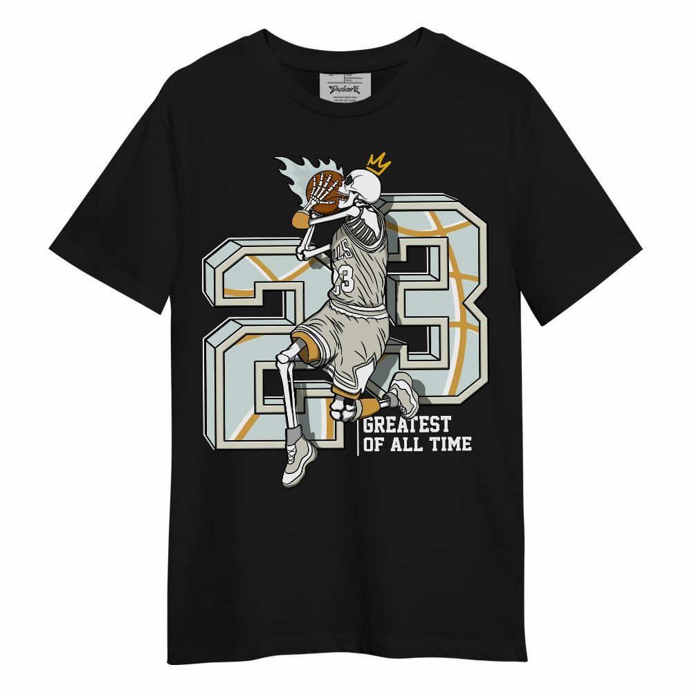 Shirt To Match Pure Platinum 4s - 23 Greatest Skeleton Unisex Shirt