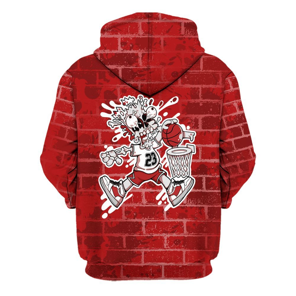 Hoodie To Match Red Taxi 12s - 85's Dunks Graphic Halloween All Over Print