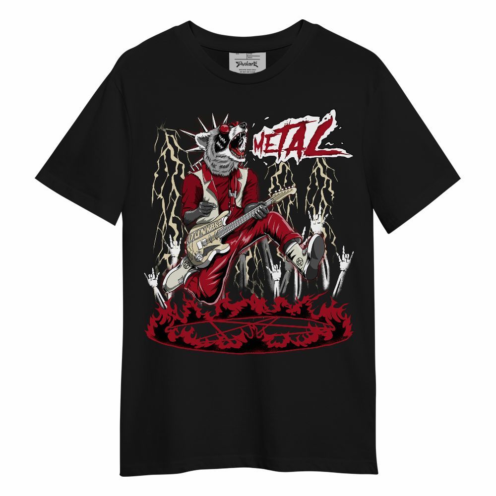 Shirt To Match 2025 High OG Cinnabar 1s - Punk Rock Raccoon Unisex Shirt