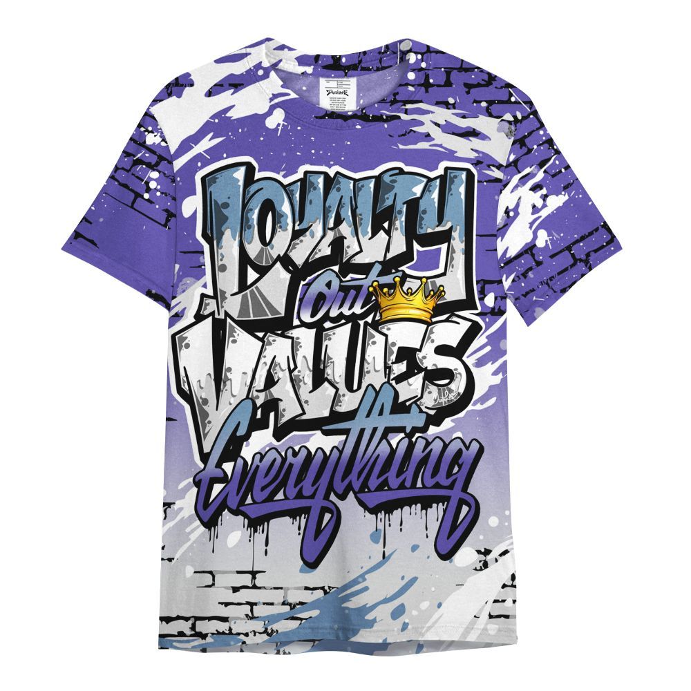 Shirt To Match Retro Concord 5s - Values Of Loyalty Drip All Over Print