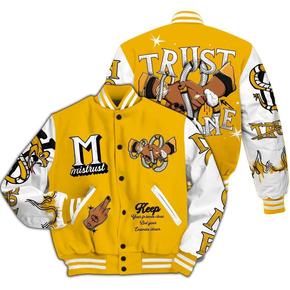 Varsity Jacket To Match Del Sol 13s - Trust No One Snake-Bite Street Style All Over Print