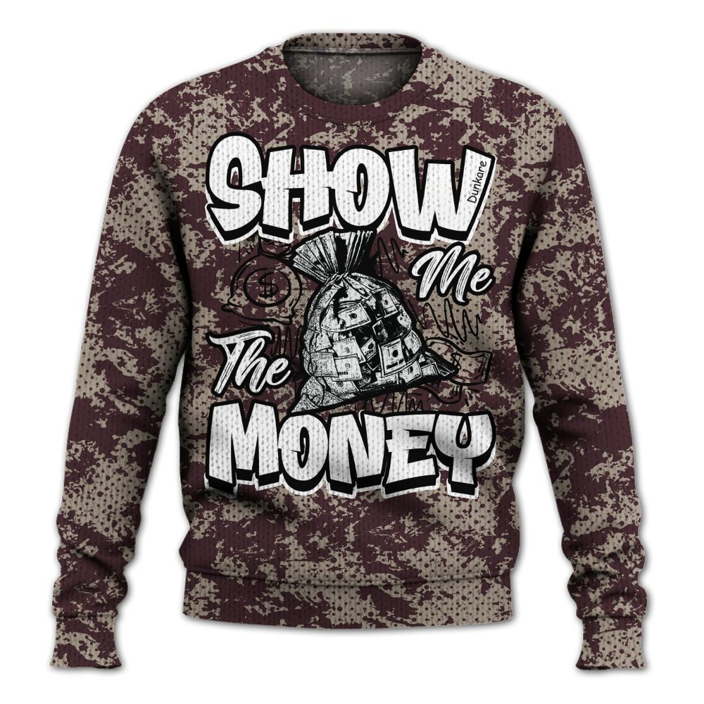 Knitted Sweater To Match AMM Retro Phantom 4s - Show Me The Money Retro
