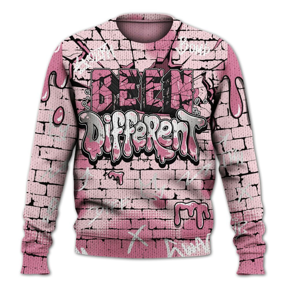 Sweater To Match GS Pearl Pink 12s Shirt, Been Different Graphic