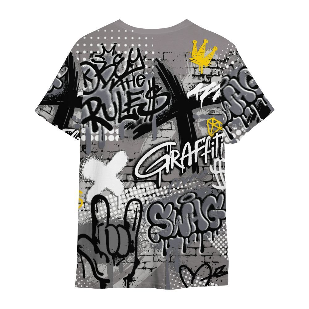 Shirt To Match Cool Grey 11s - True It Real Graffiti Streetwear All Over Print