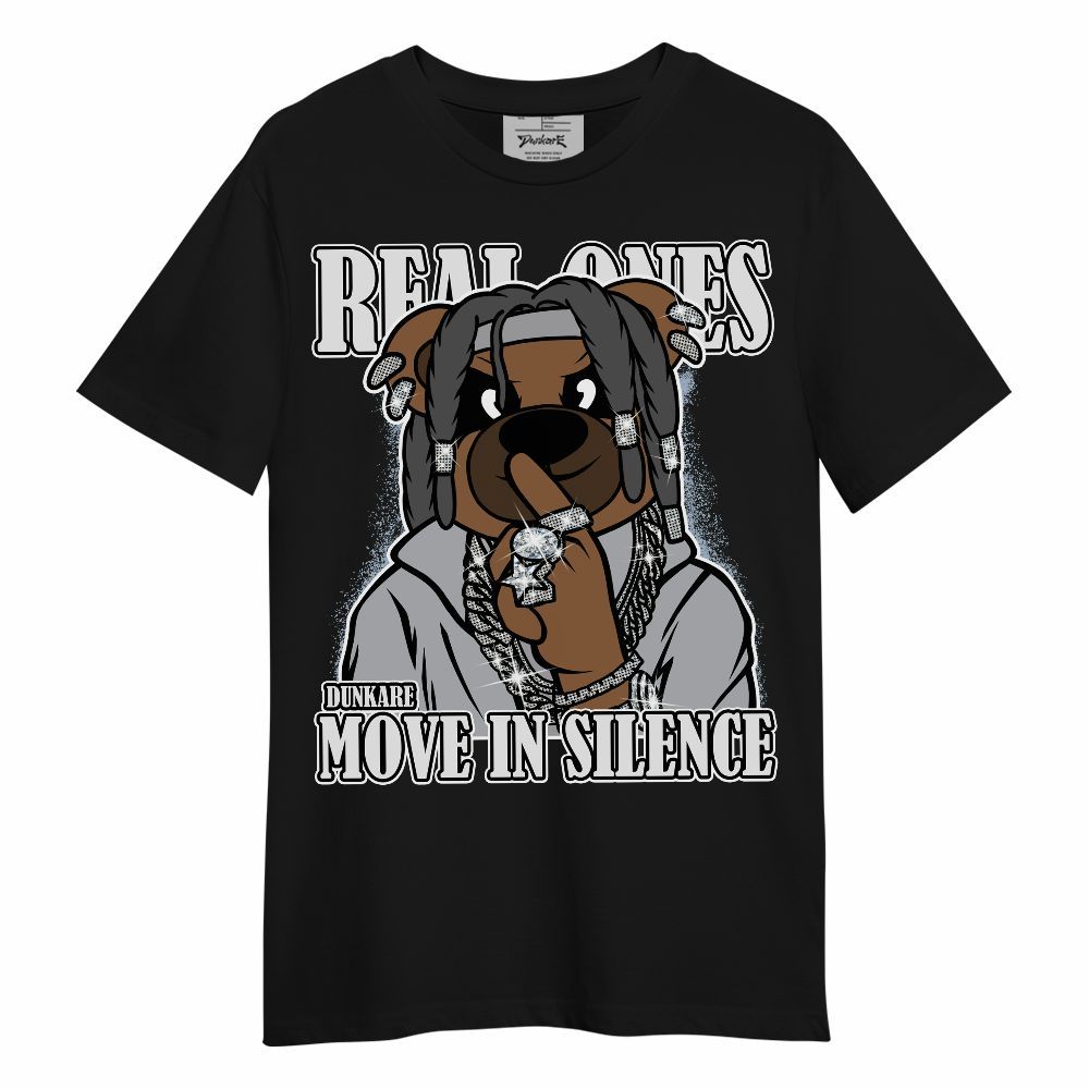 Shirt To Match Low OG Wolf Grey 1s - Silent Achievers Bear Unisex Shirt