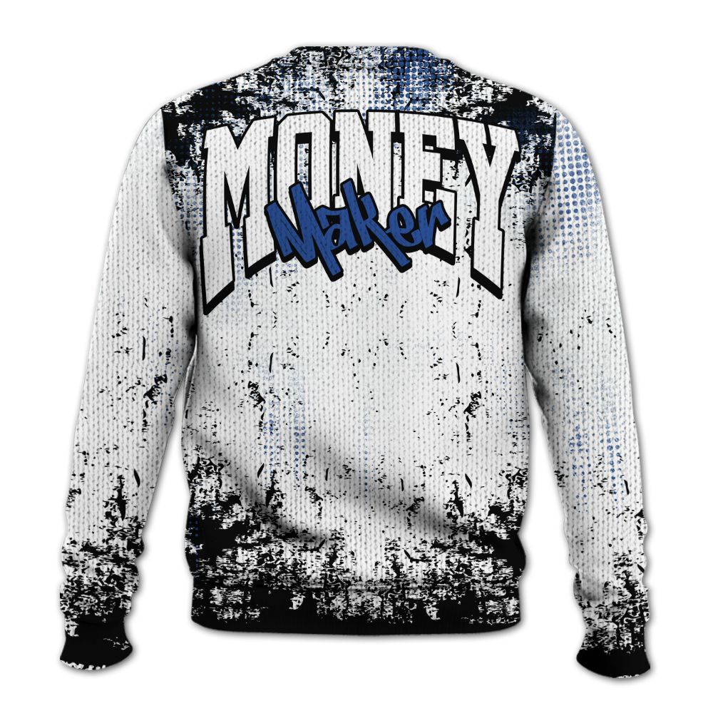 Knitted Sweater To Match Palermo GS League - Move In Silence Money Street Retro