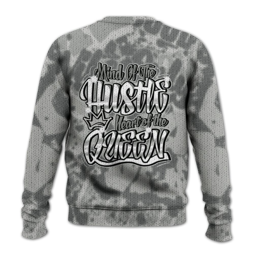 Knitted Sweater To Match Paris Cement Grey 4s - Hustles Heart Queens Street