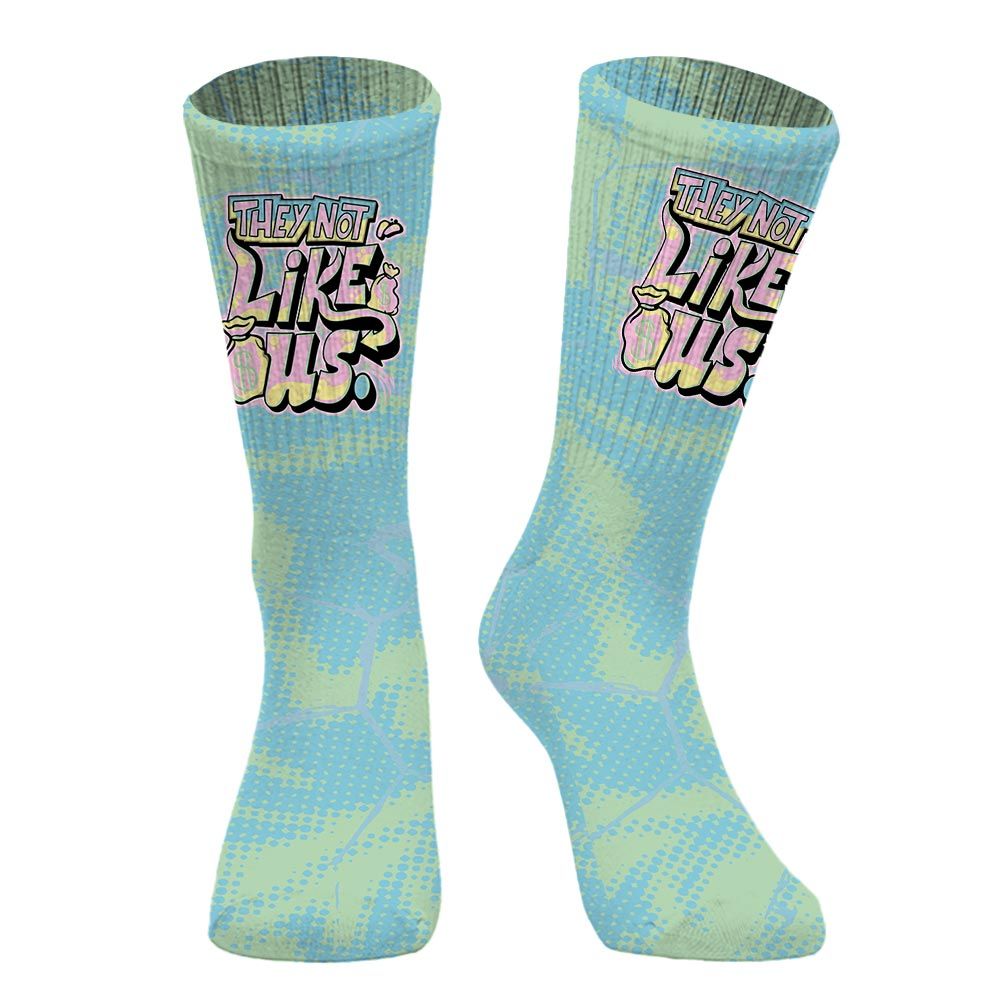 Sock To Match SB Dunk Low Visty - Dislike Us Graphic Crack