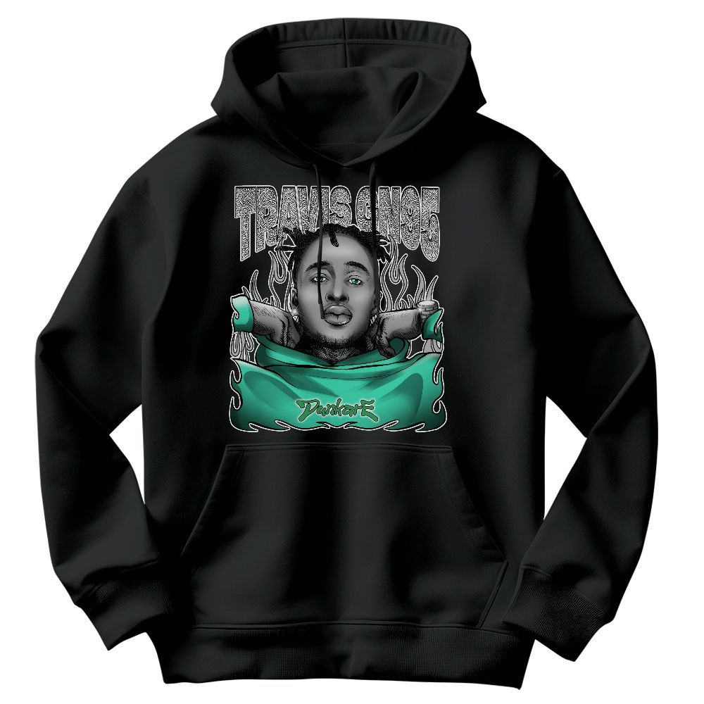 Sweatshirt To Match Black Green Glow 3s - Sweatshirt To Match X Travis_GN95 Graphic