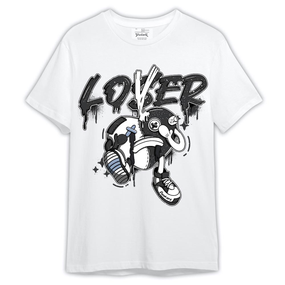 Shirt To Match Reverse Black White 6s - Graphic Loser Lover Heart Shirt Outfit