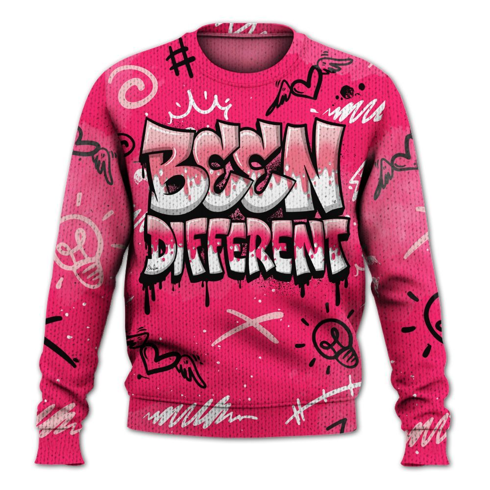 Sweater To Match A'One Hyper Pink Shirt, Drip Been Di2ferent Graphic