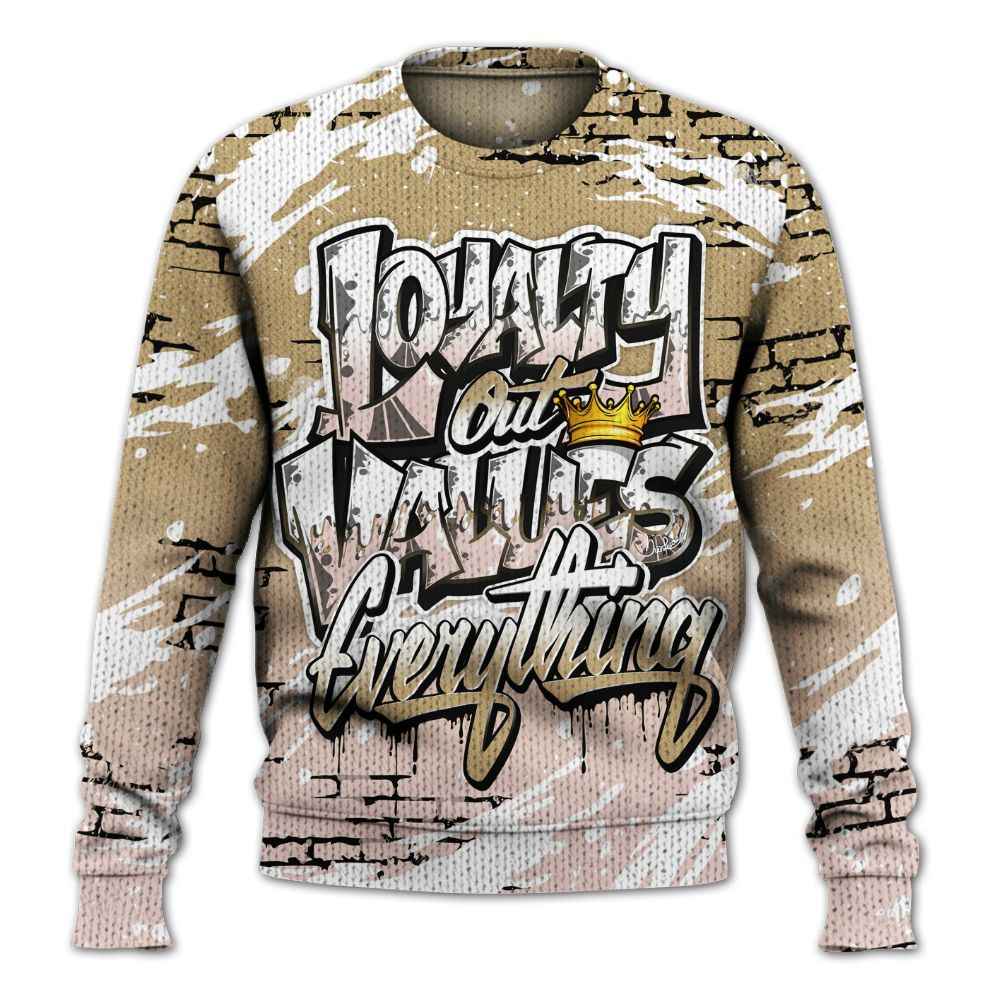 Knitted Sweater To Match Low Linen 2025 1s - Values Of Loyalty Drip