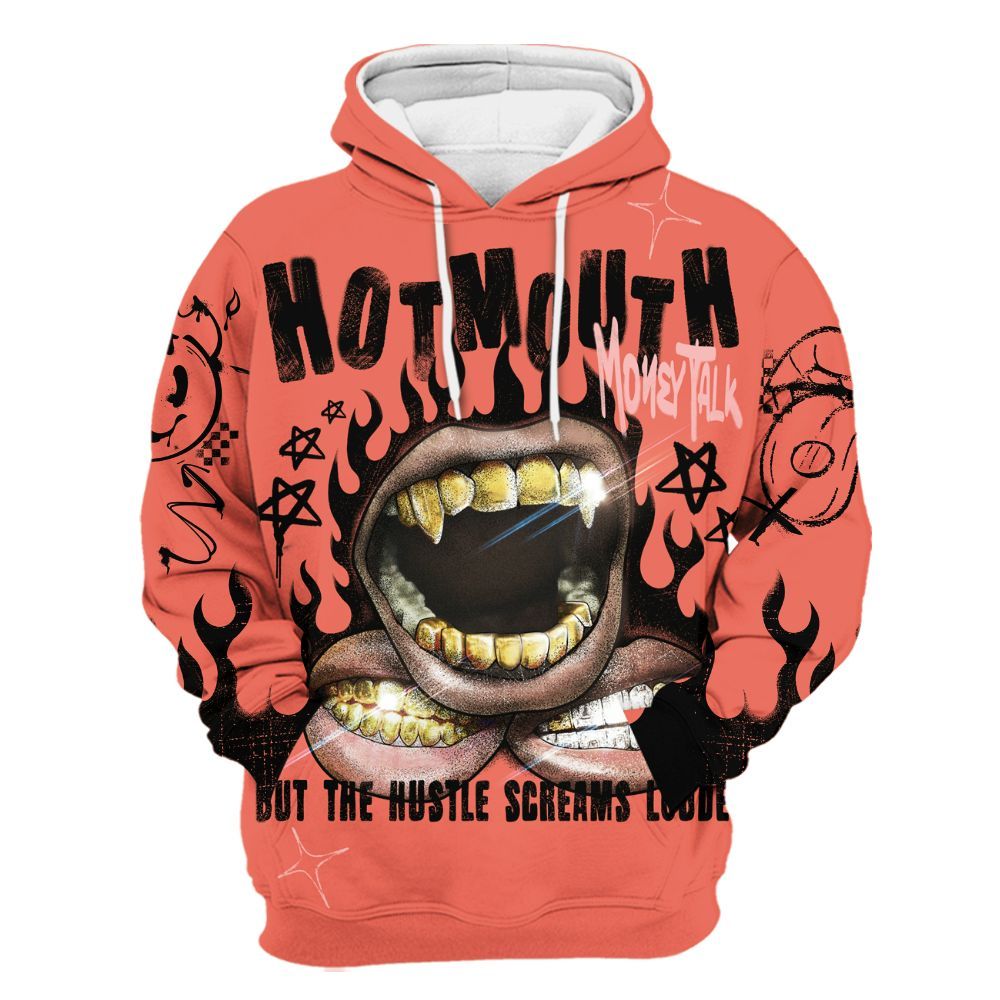 Hoodie To Match Low OG PSG 1s - Mouth Burning Street Style All Over Print