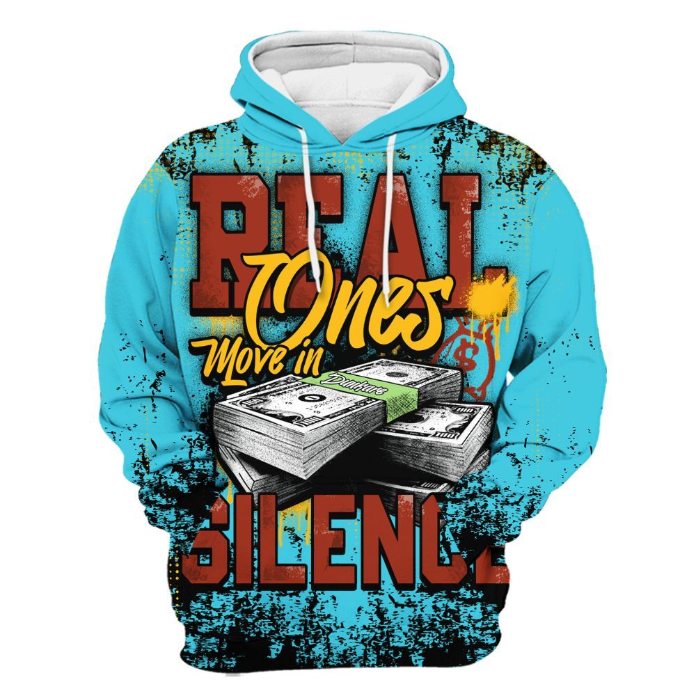 Hoodie To Match SB Dunk Di'Orr Greenwood - Move In Silence Money Street Retro All Over Print