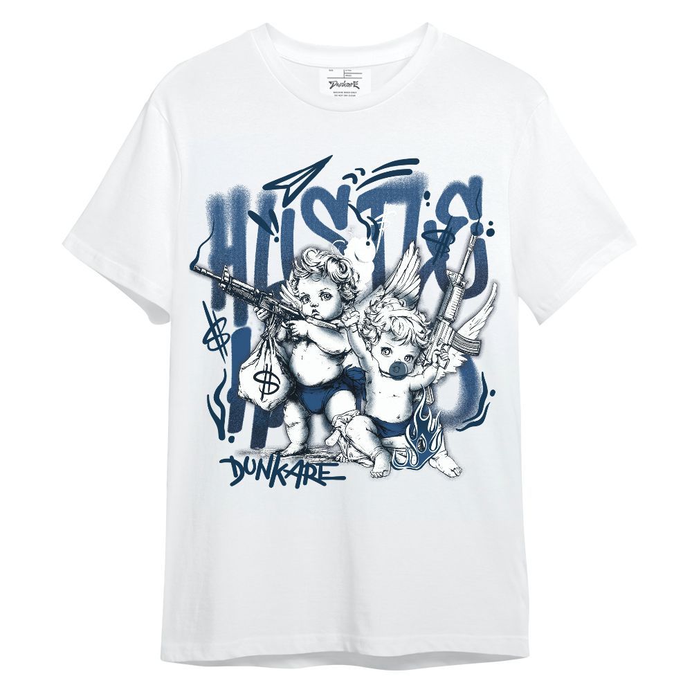 Shirt To Match High OG Midnight Navy 1s - Hustle Hard Angel Unisex Shirt
