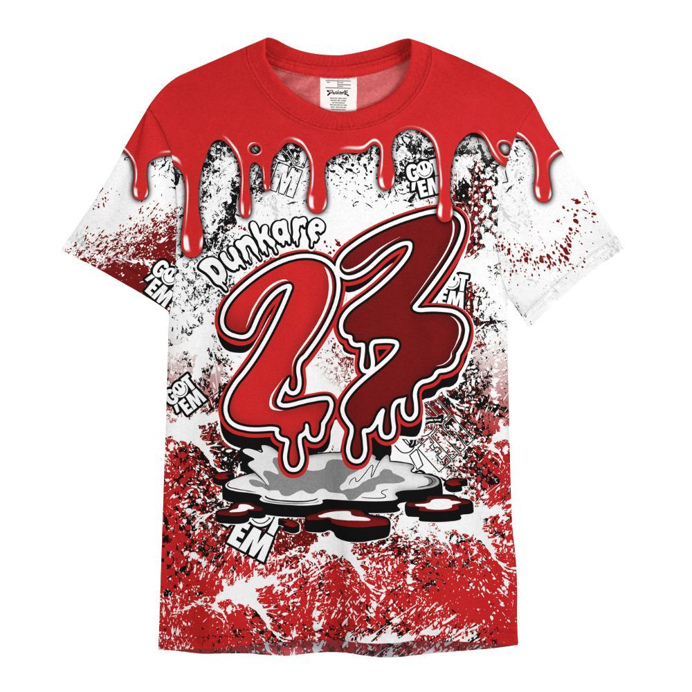 Shirt To Match Low Bred 11s - Dripping 23 Drip All Over Print