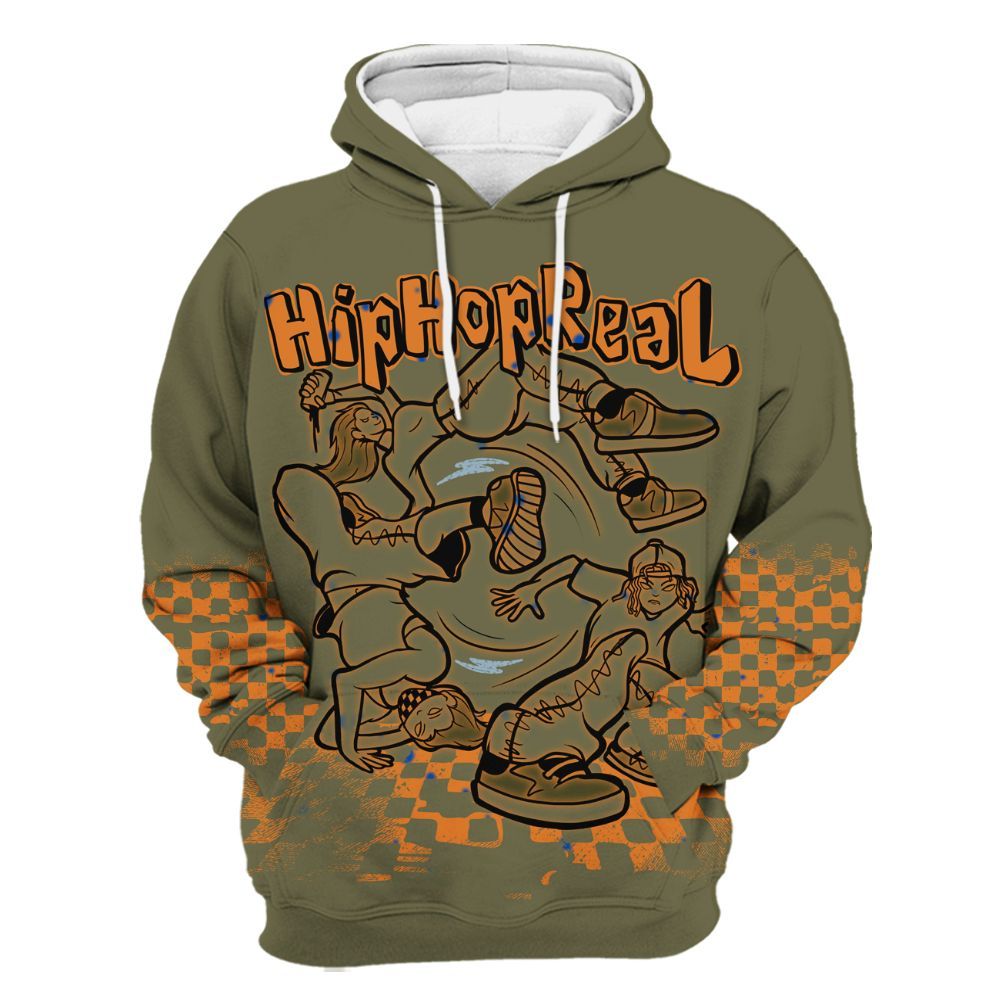 Hoodie To Match Olive 5s - Feel Life Street Style All Over Print