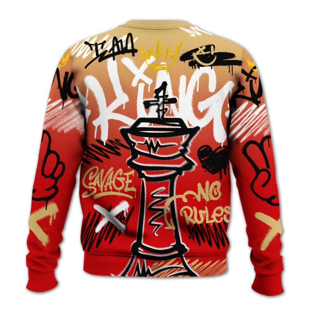 Sweatshirt To Match Ja 2 Halloween - Street King Chess Streetwear All Over Print