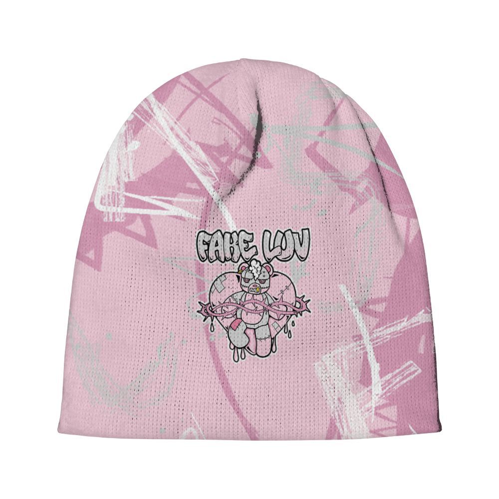 Beanie Hat To Match Orchid 4s - False Romance Hugz Messyz Graphic