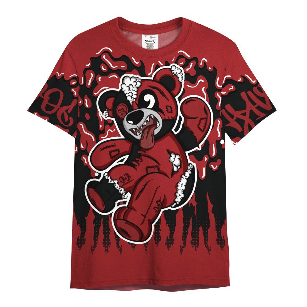 Shirt To Match Alternate Flu Game 12s Shirt - Havok Bear Dripping All Over Print