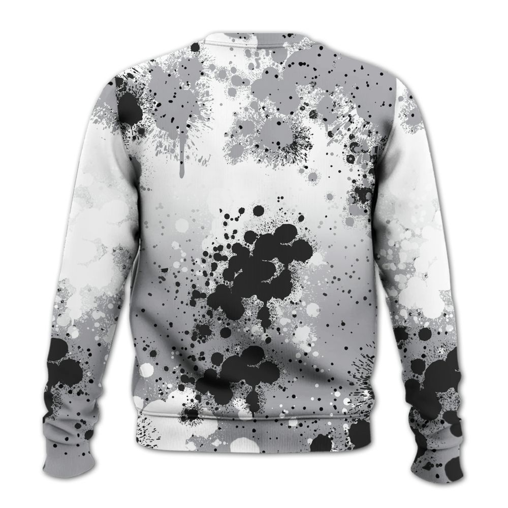 Sweatshirt To Match White Cement 4s - Trust No One Scary All Over Print