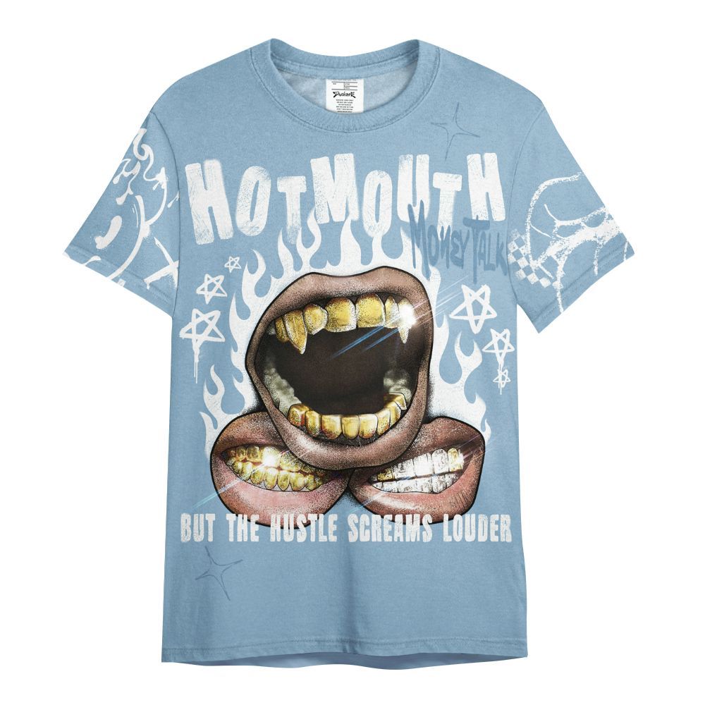 Shirt To Match High University Blue 1s - Mouth Burning Street Style All Over Print