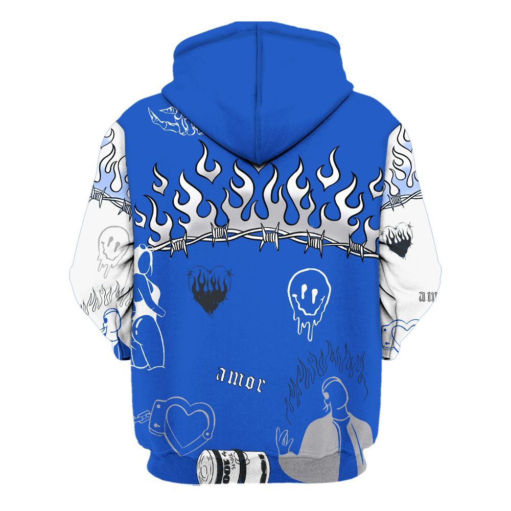 Hoodie To Match Retro Stealth 5s - Snake Trust No One All Over Print