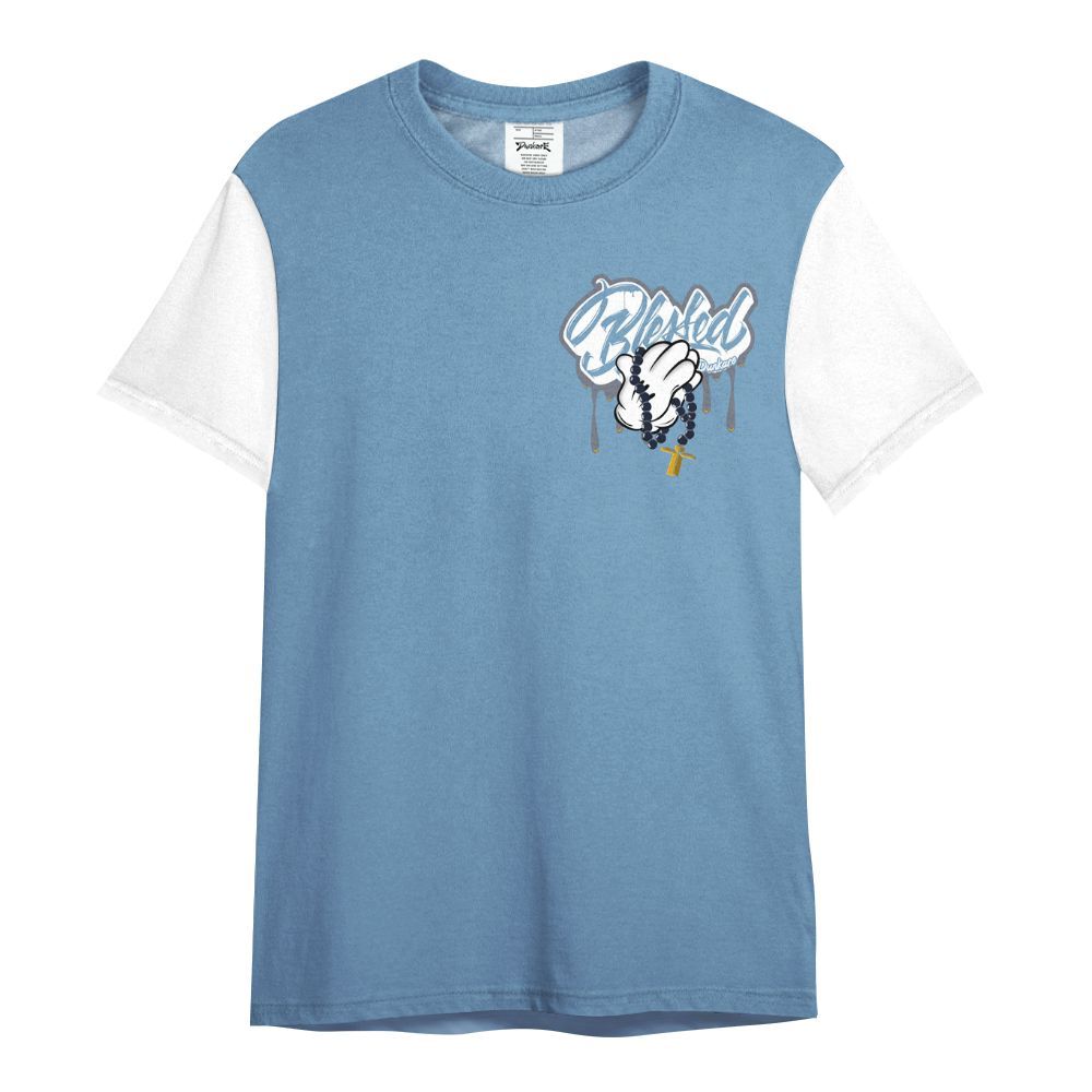 Shirt To Match High OG First In Flight 1s Varsity Jacket, Custom Name God Blessed Drip All Over Print