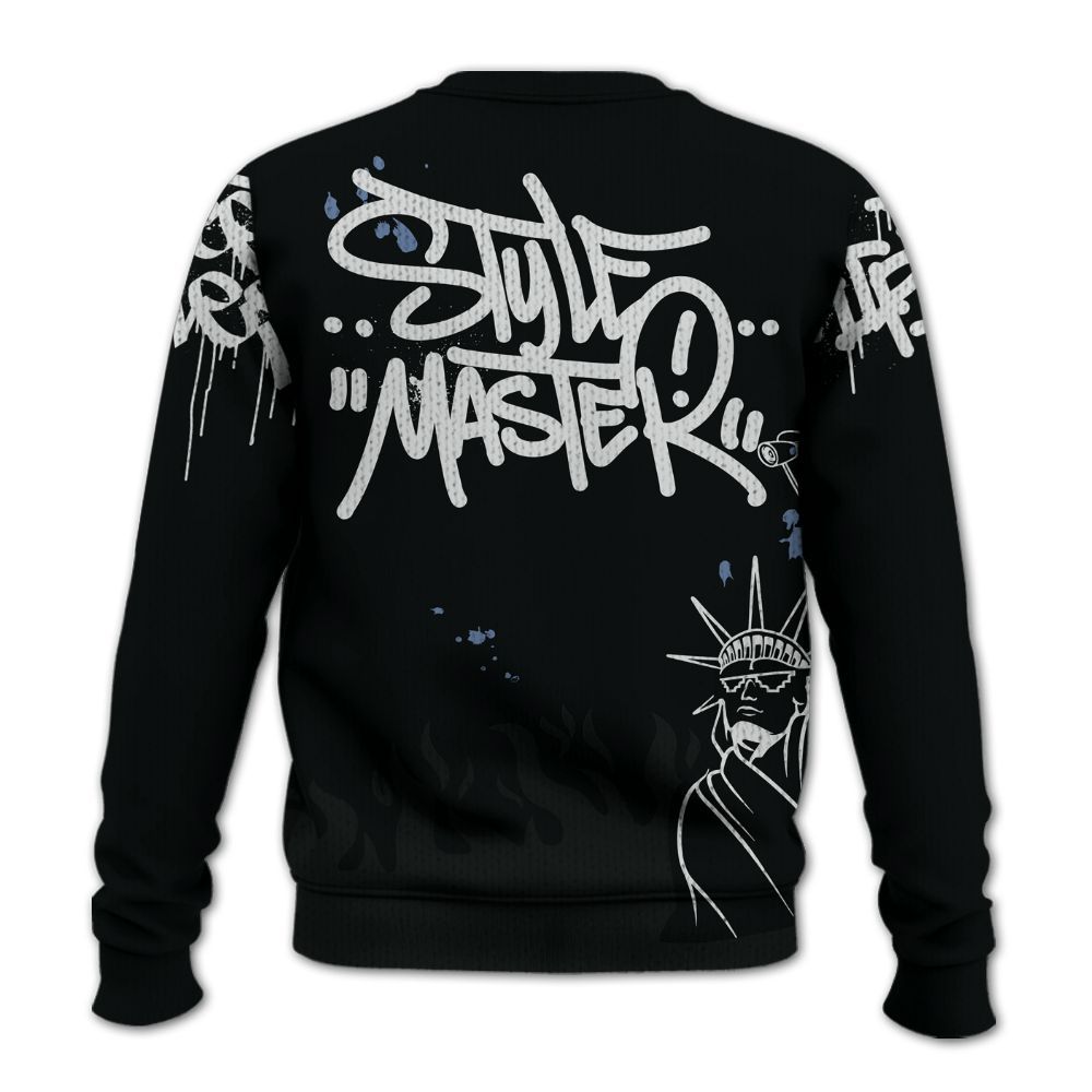 Knitted Sweater To Match Mid Space Jam 1s - Graphic Fck Around Find Out