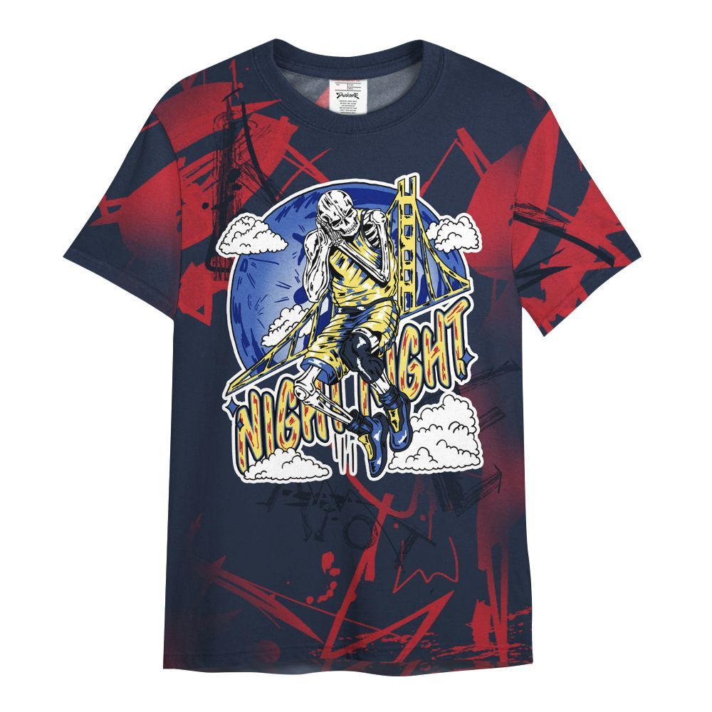 Shirt To Match Dunk Low COJP What The 2024 - Seeya Skeleton Messyz All Over Print