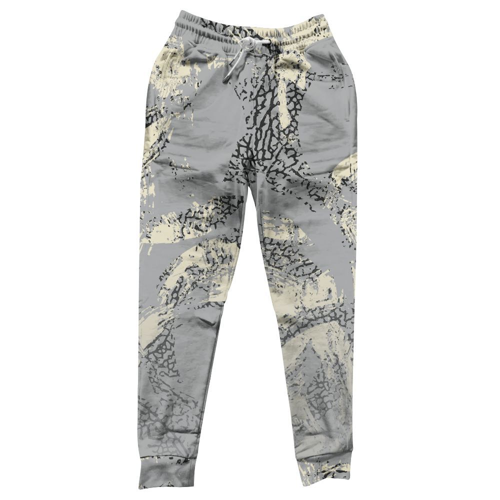Sweatpant To Match Cement Grey 3s - Circle Slpash All Over Print