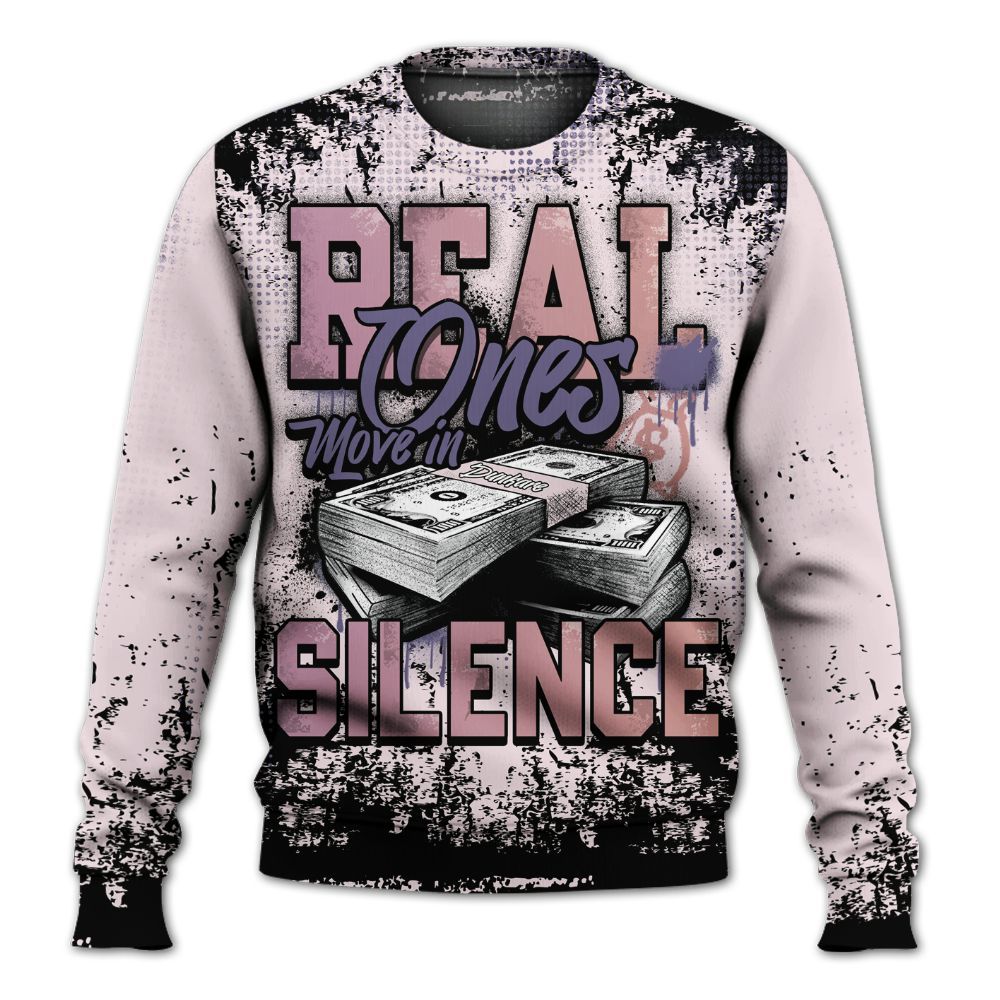 Sweatshirt To Match Book Sunrise 1s - Move In Silence Money Street Retro All Over Print