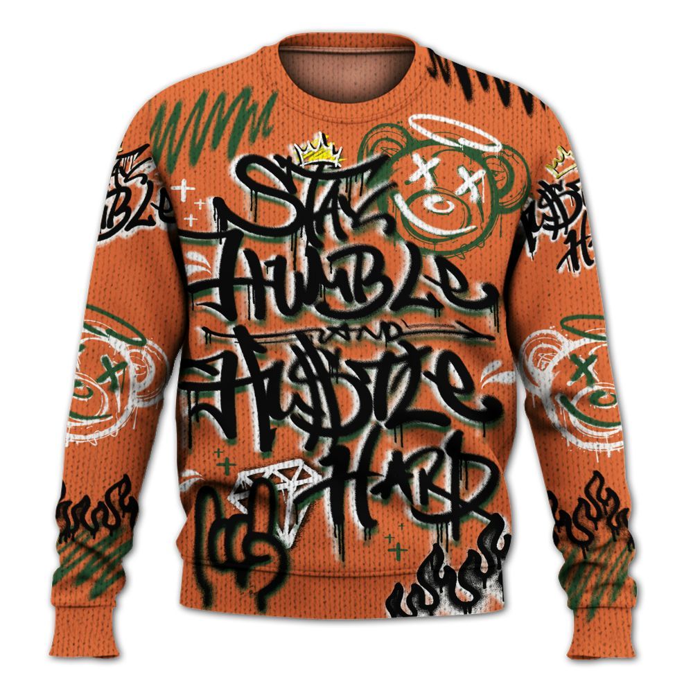 Knitted Sweater To Match Low Miami 5s - Humble Drip Streetwear Graffity