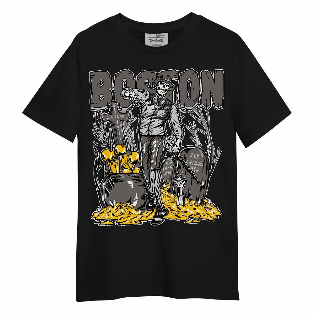Shirt To Match Air Foamposite Cat Eye - Goldrush Skeleton Unisex Shirt