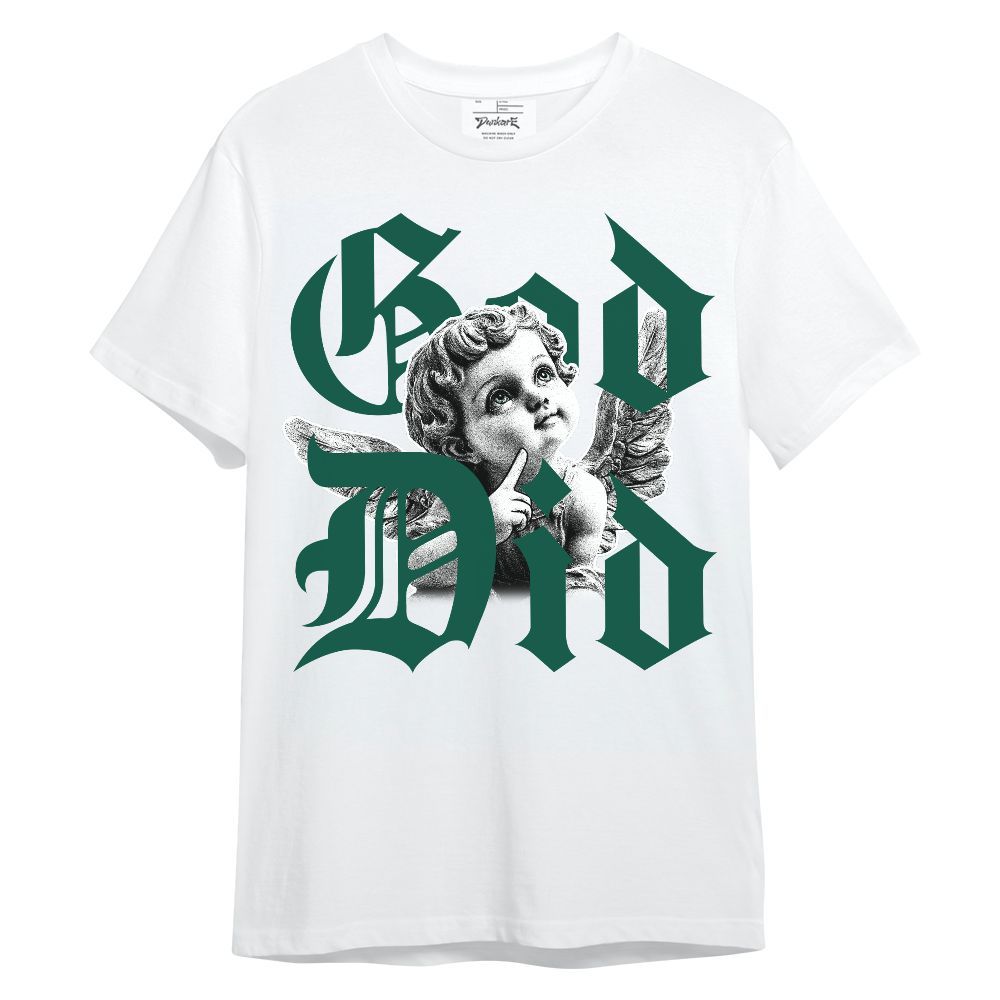 Shirt To Match Oxidized Green 4s - God Did Angel Unisex Shirt