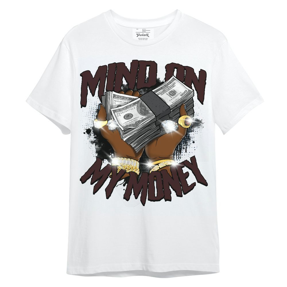 Shirt To Match Burgundy 5s - Mind On My Money Graphic Unisex Shirt
