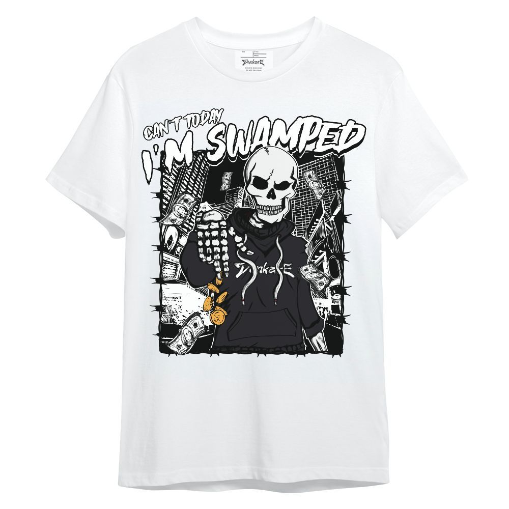 Shirt To Match White Thunder 4s - Can't Today I'm Swamped Unisex Shirt