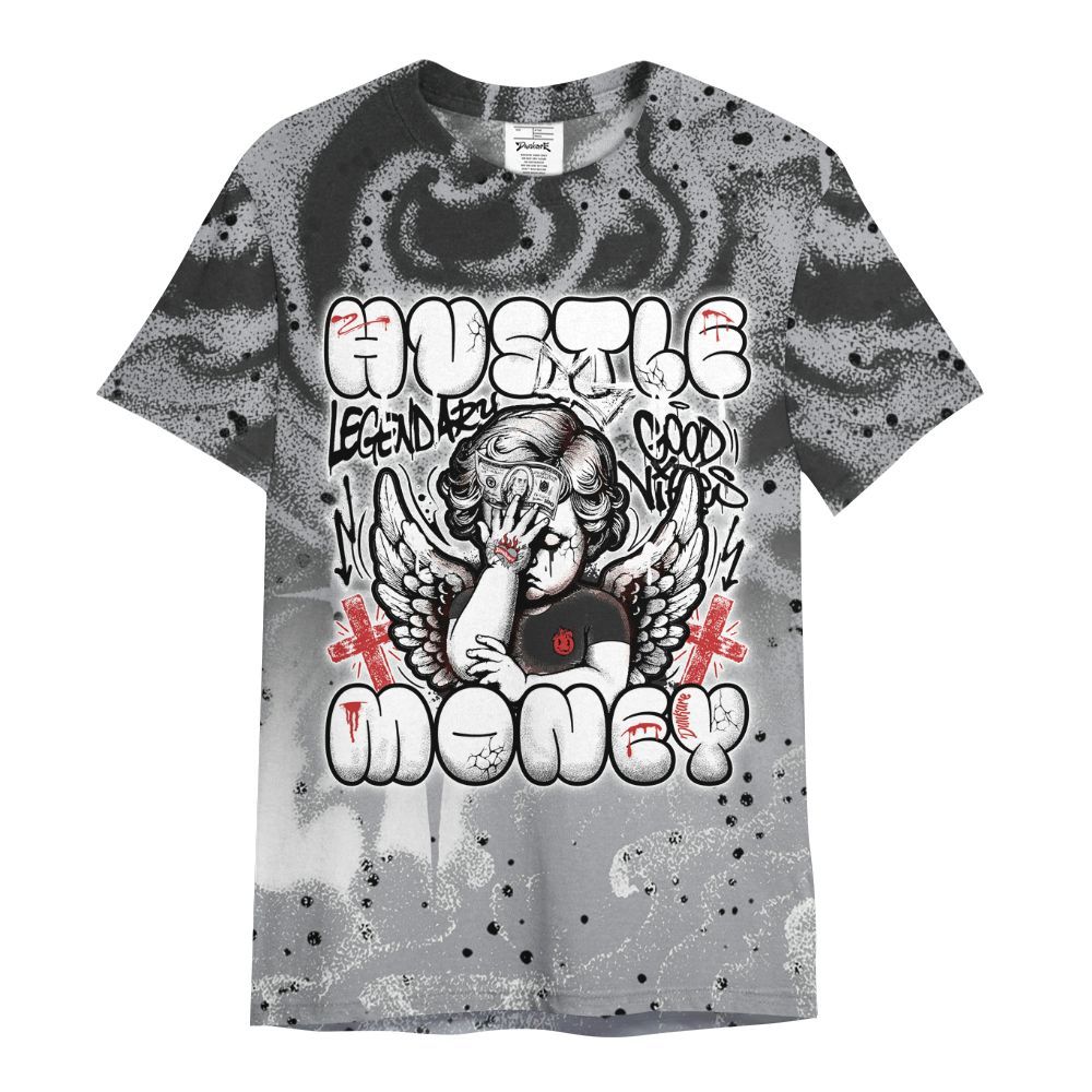 Shirt To Match White Cement 4s - Angel Hustle Money All Over Print