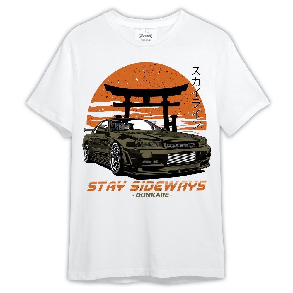 Shirt To Match Shirt Stay Sideways, Olive 5s T-- To Match Sneaker Olive 5s Graphic Tee 2404 LTRP