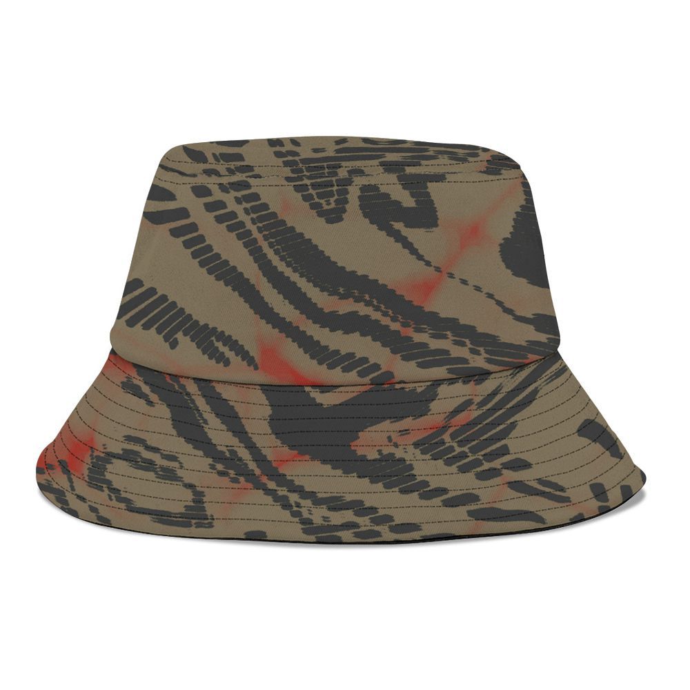 Bucket Hat To Match Olive 9s - Havok Bear Graphic