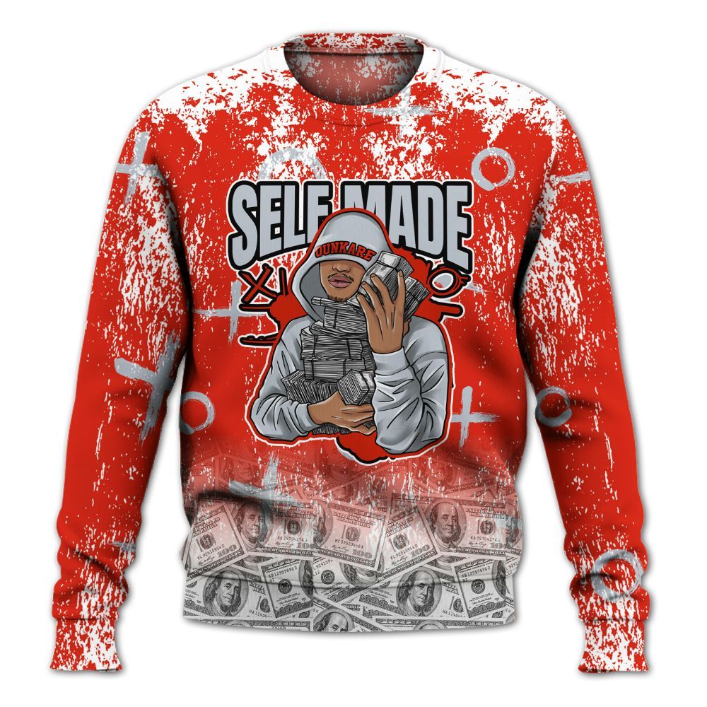 Sweatshirt To Match Retro Cherry 11s - Selfmade Unique Drip All Over Print