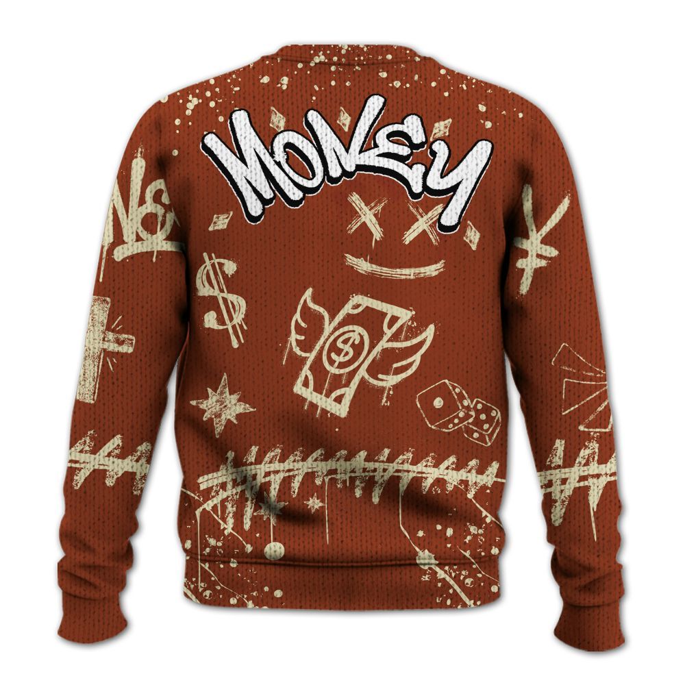 Knitted Sweater To Match Retro Eastside Golf 12s - Everybody Paid In Full Crayon